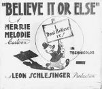 Watch Believe It or Else (Short 1939) FMoviesFree